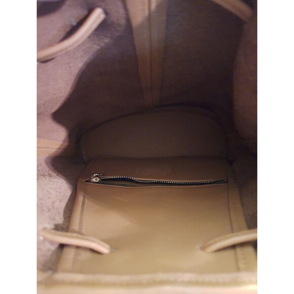 COACH VINTAGE  DRAWSTRING BONE LEATHER SLIM BUCKET BAG  NEW‎ - Picture 8 of 11